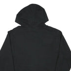 CHAMPION Mens Black Hoodie M Cotton Blend Pullover Logo Print Casual Wear