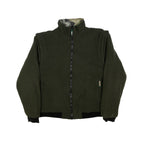 REMINGTON Mens Green & Brown Camouflage Reversible Jacket L Polyester Zip
