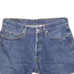 LEVI'S Womens Denim Blue Casual Shorts M W33 Classic Fit Cotton Blend