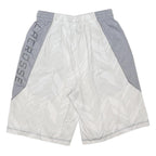 UNDER ARMOUR Mens White & Grey Sports Casual Gym Shorts M W26