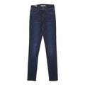 LEVI'S 721 BIG E Womens Jeans Blue Slim Skinny Denim Medium W26 L30 Classic Zip