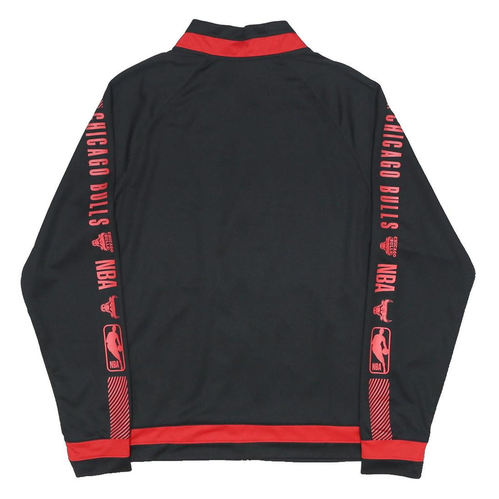 NBA X NIKE Mens Black & Red Chicago Bulls Courtside Track Jacket S Sportswear