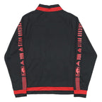 NBA X NIKE Mens Black & Red Chicago Bulls Courtside Track Jacket S Sportswear