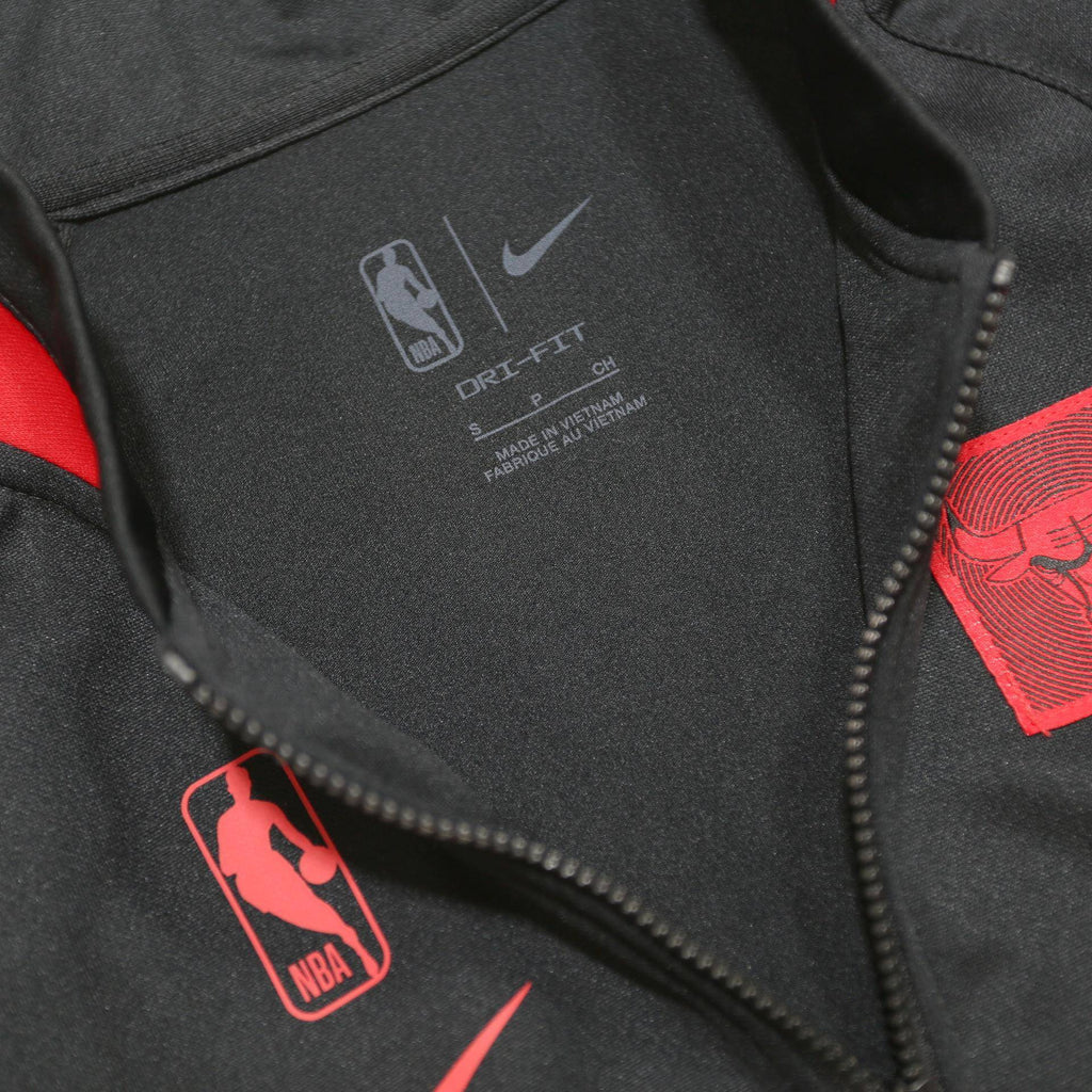 NBA X NIKE Mens Black & Red Chicago Bulls Courtside Track Jacket S Sportswear