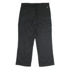 DICKIES Mens Polyester Blend Black Regular Cargo Trousers W40 L30 Workwear