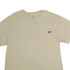 DICKIES Mens Beige Pocket T-Shirt XL Short Sleeve Crew Neck Casual Cotton