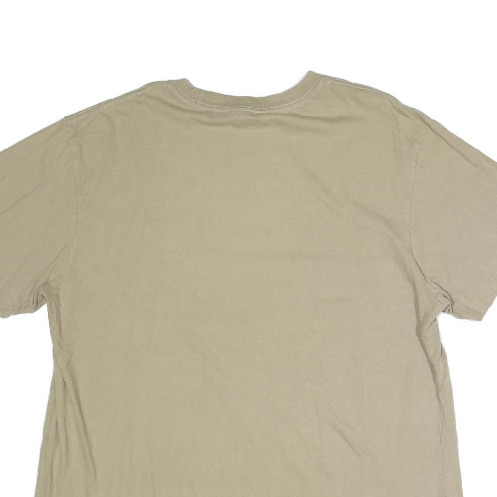 DICKIES Mens Beige Pocket T-Shirt XL Short Sleeve Crew Neck Casual Cotton