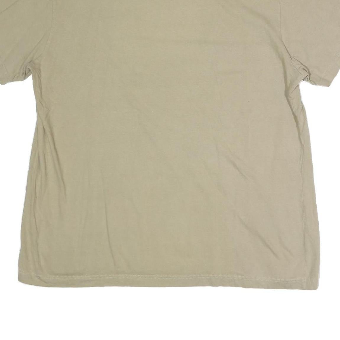 DICKIES Mens Beige Pocket T-Shirt XL Short Sleeve Crew Neck Casual Cotton