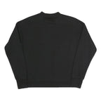 FILA Womens Black Crystal Logo Crew Neck XS Sweatshirt Cotton Blend Casual