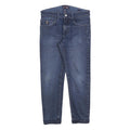 U.S. POLO ASSN Womens Slim Blue Denim Jeans Cotton Blend W29 L26 Zip Pocket