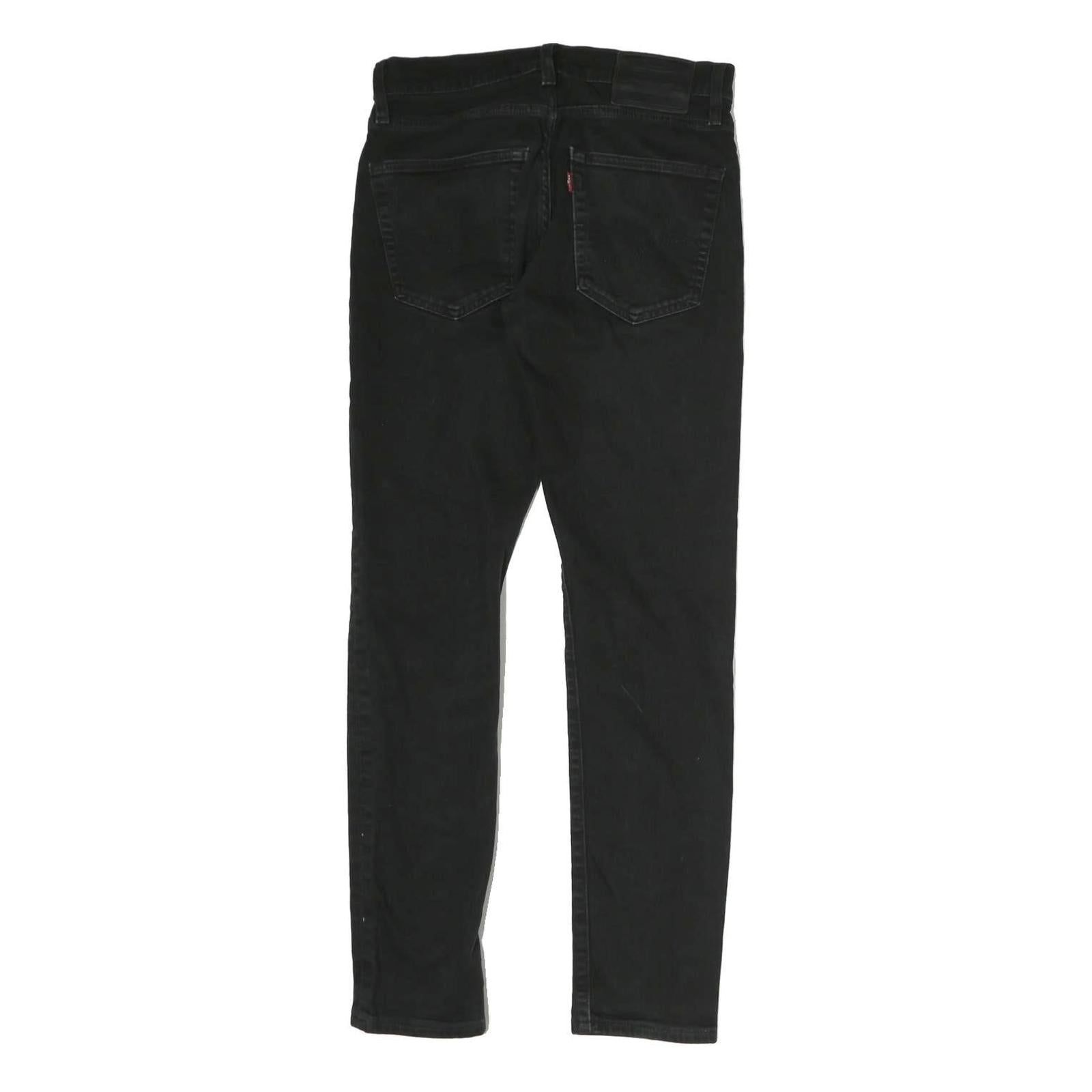 LEVI'S 512 Mens Black Slim Skinny Denim Dark W28 L27 Slim Fit Jeans
