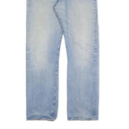 LEVI'S 501 Mens Jeans Blue Regular Straight Denim Light W38 L34 Button Closure