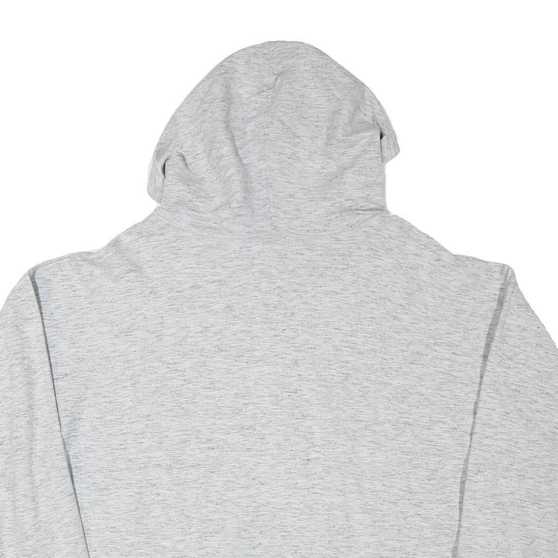 VENICE BEACH Mens Grey ¼ Zip Hoodie XL Cotton Blend Casual Lightweight