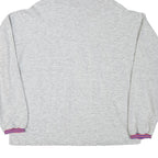 VENICE BEACH Mens Grey ¼ Zip Hoodie XL Cotton Blend Casual Lightweight