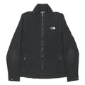 THE NORTH FACE Womens Black Jacket S Polyester Plain Zip Outdoor Casual Fleece
