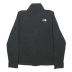 THE NORTH FACE Womens Black Jacket S Polyester Plain Zip Outdoor Casual Fleece