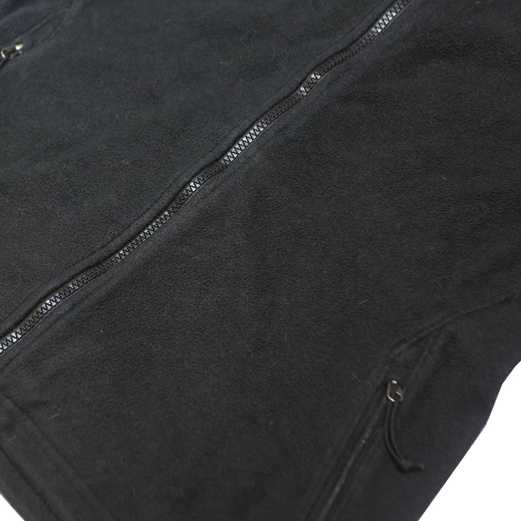 THE NORTH FACE Womens Black Jacket S Polyester Plain Zip Outdoor Casual Fleece