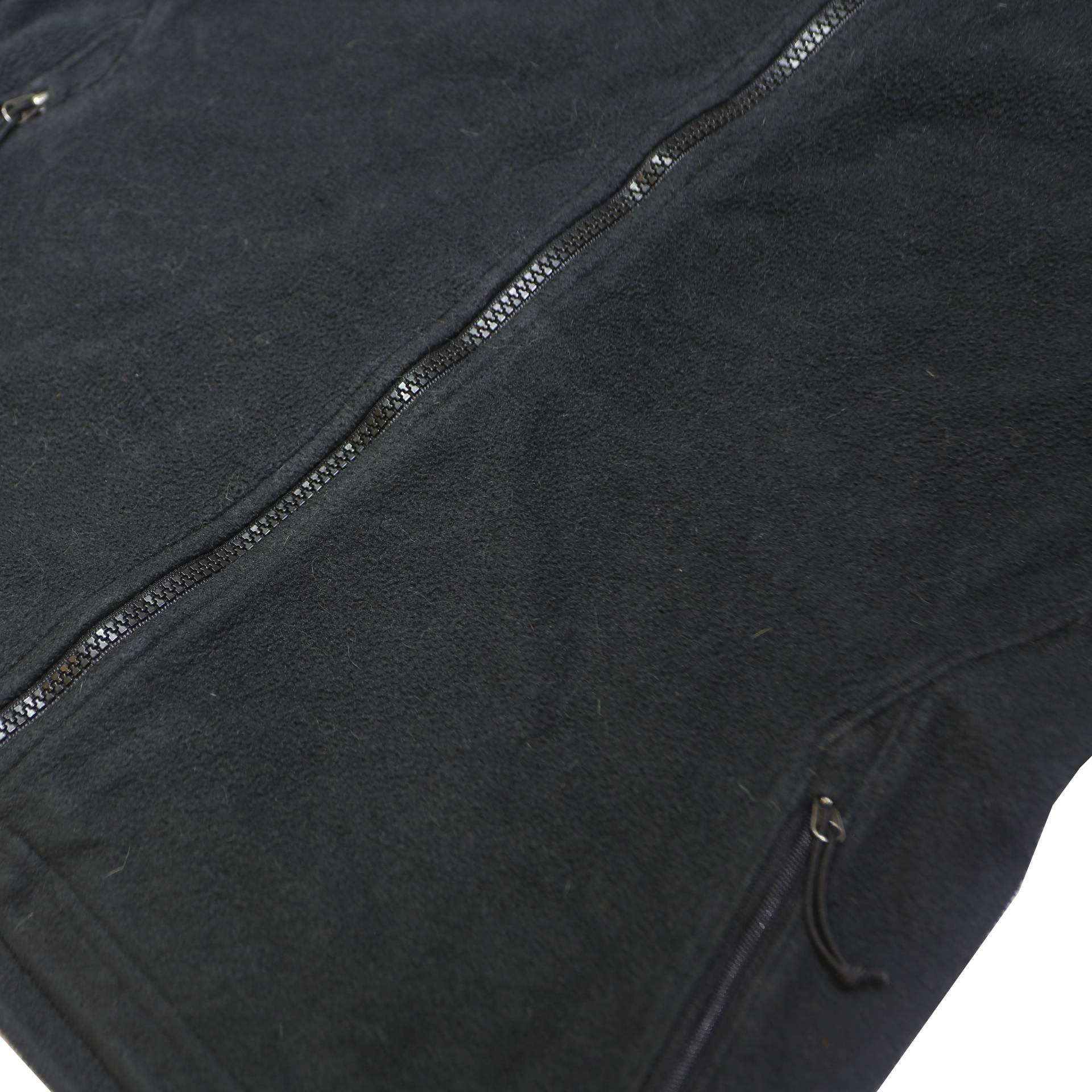 THE NORTH FACE Womens Black Jacket S Polyester Plain Zip Outdoor Casual Fleece