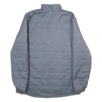 ADIDAS Mens Grey Lady Tigers Track & Field Quilted Jacket L Polyester Zip