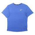 NIKE Mens Blue S Short Sleeve Round Neck Performance T-Shirt Athletic Wear