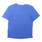 NIKE Mens Blue S Short Sleeve Round Neck Performance T-Shirt Athletic Wear