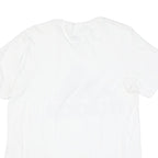 ADIDAS Mens White Black Cotton Blend Classic T-Shirt M Short Sleeve Crew Neck