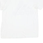 ADIDAS Mens White Black Cotton Blend Classic T-Shirt M Short Sleeve Crew Neck