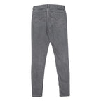 LEVI'S 710 Womens Slim Grey Denim Cotton Blend Jeans W28 L30 Zip Stretch Soft