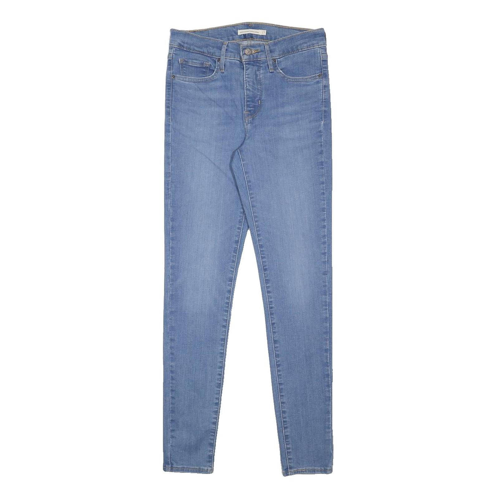 LEVI'S 310 Womens Jeans Blue Slim Skinny Denim Medium W27 L30 Stretch Zip