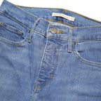 LEVI'S 310 Womens Jeans Blue Slim Skinny Denim Medium W27 L30 Stretch Zip