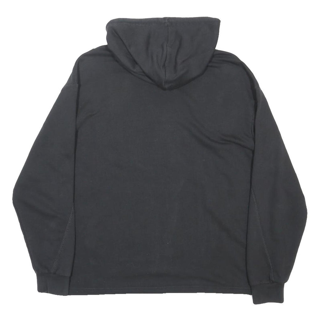 PUMA Mens Black Hoodie S Cotton Blend Pullover Drawstring Pocket Casual