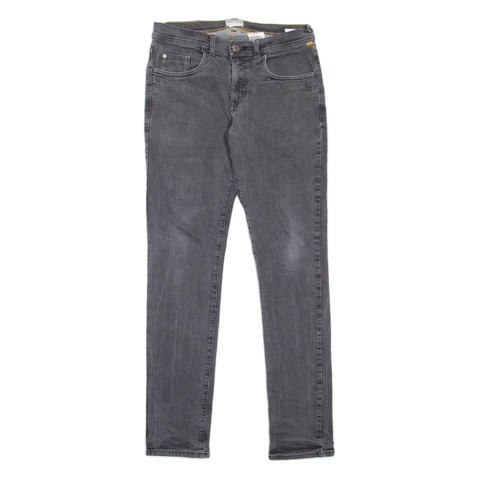 TIMBERLAND Mens Jeans Grey Slim Straight W32 L34