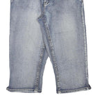 FLAVOURS Womens Shorts Blue Casual M W28 Cotton Blend Denim Pocket Detail