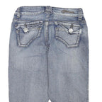 FLAVOURS Womens Shorts Blue Casual M W28 Cotton Blend Denim Pocket Detail
