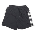 ADIDAS Mens Black Casual Shorts M W28 Polyester Drawstring Waist