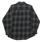 FIELD & STREAM Mens Black & Grey Check Shirt M Cotton Long Sleeve Casual