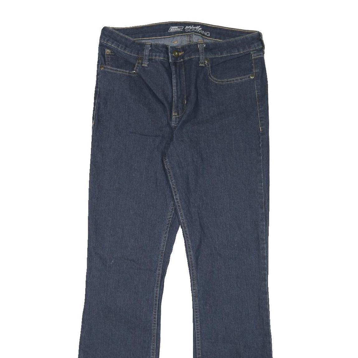 DICKIES Womens Blue Regular Fit Straight Leg Denim Jeans Cotton Blend W30 L30