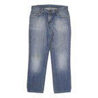 CARHARTT Mens Jeans Blue Regular Straight Denim Light W31 L27 Durable Classic