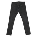 CARHARTT Mens Black Regular Skinny Denim Light W31 L31 Cotton Blend Zip Jeans
