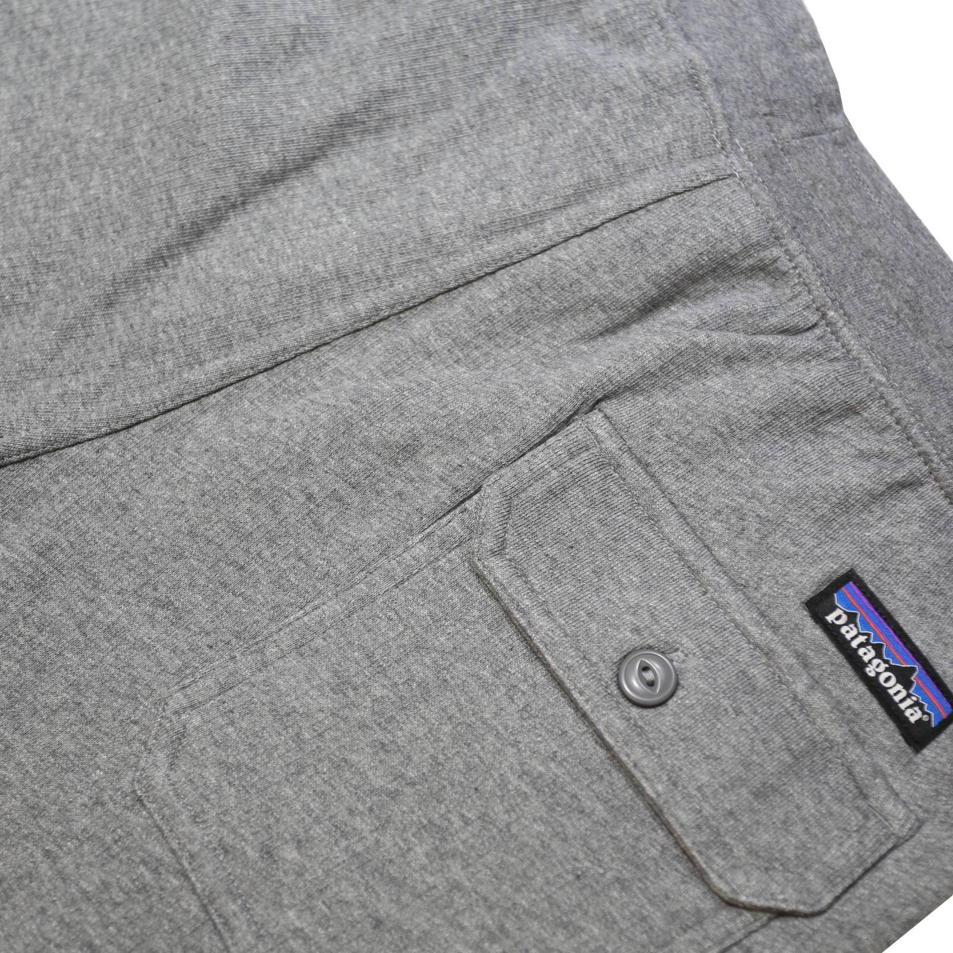 PATAGONIA Womens Cotton Blend Grey Regular Drawstring Trousers W28 L27 Casual