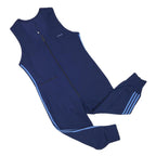 ADIDAS Womens Blue Polyester Blend Dungarees Regular Fit M W33 L20 Sportswear