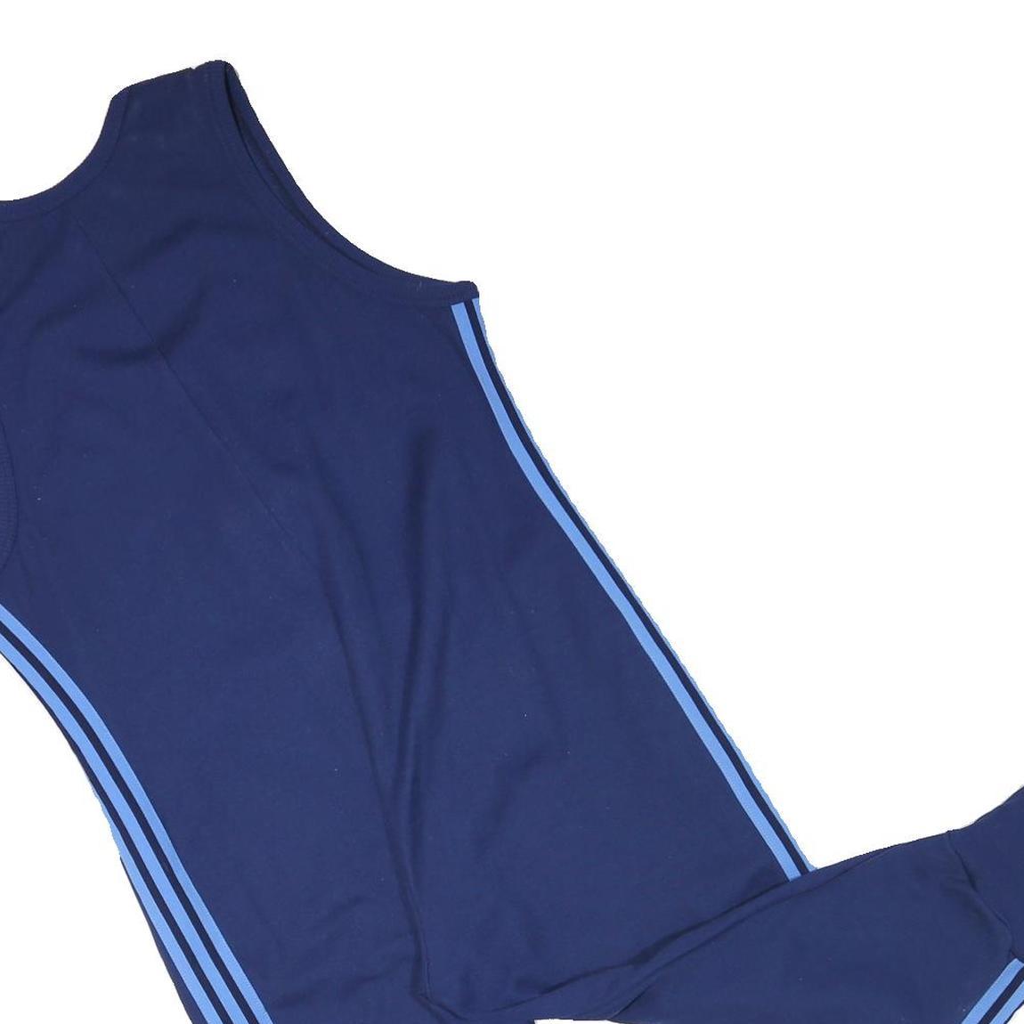 ADIDAS Womens Blue Polyester Blend Dungarees Regular Fit M W33 L20 Sportswear
