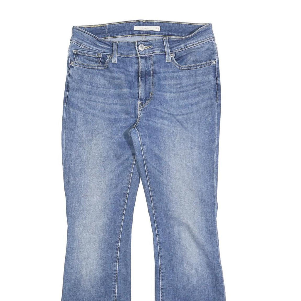 LEVI'S Womens Jeans Blue Slim Bootcut Denim Light W28 L27 Classic Style