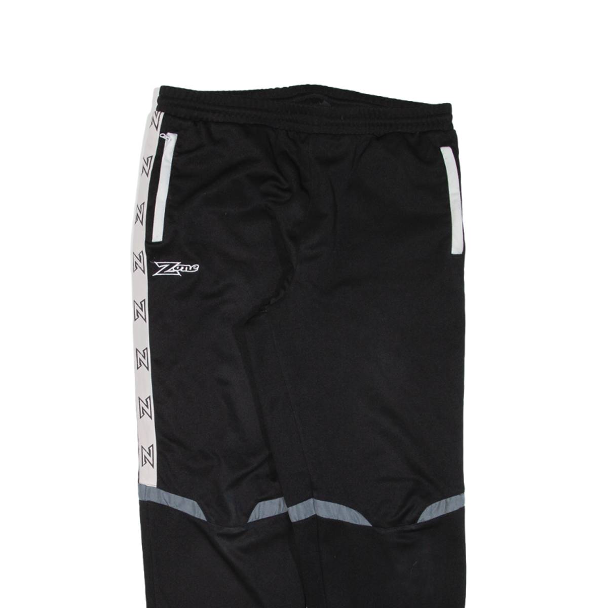 ZONE Mens Track Pants Black Straight XL W33 L30