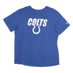 NIKE Mens Blue Colts Graphic T-Shirt M Short Sleeve Crew Neck Sportswear