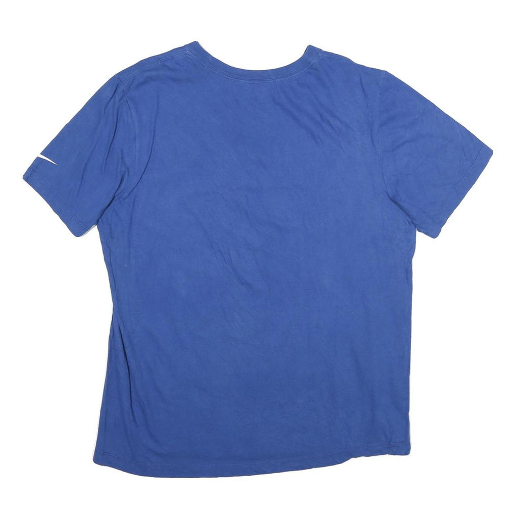NIKE Mens Blue Colts Graphic T-Shirt M Short Sleeve Crew Neck Sportswear