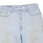 LEVI'S Mens Shorts Light Blue Denim XL W38 Classic Fit Casual Cotton Blend