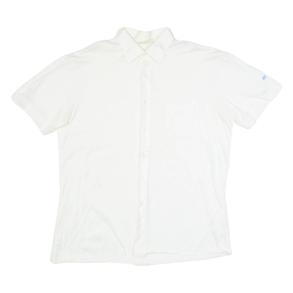 RENAH CAVALLI Mens Plain Shirt White M