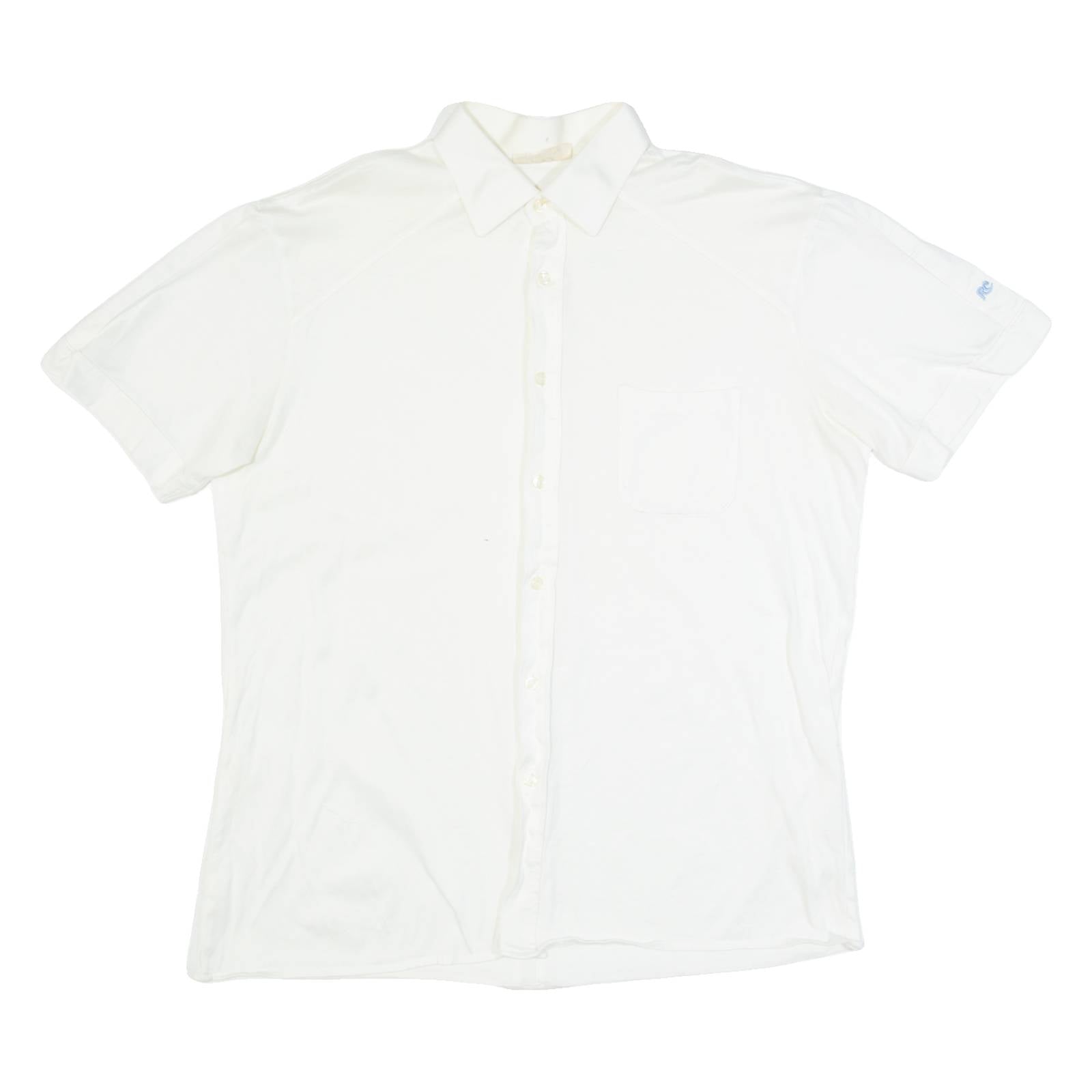 RENAH CAVALLI Mens Plain Shirt White M