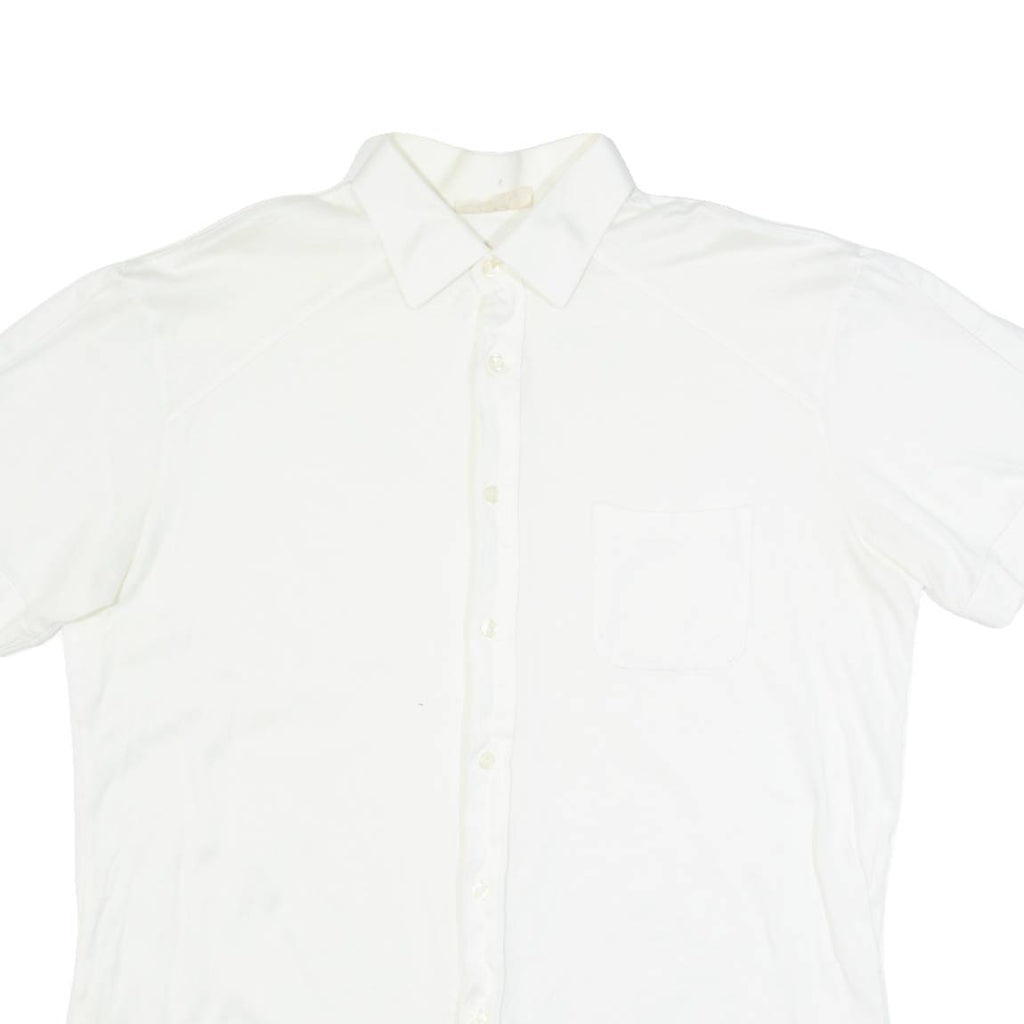RENAH CAVALLI Mens Plain Shirt White M